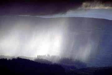 Rain cloud photo, North Fork Toutle River, WA