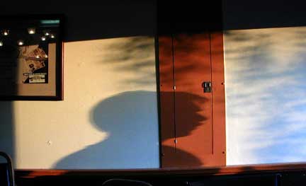 shadow of a man