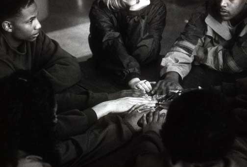 Black and White Hands