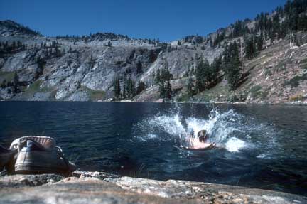 Swim, Trinity Alps, Northern California
