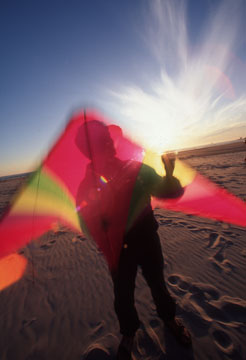 Kite Flying Cannon Beach, Oregon