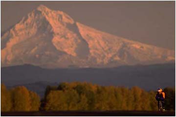 Bike Ride, Mt. Hood, Marine Drive, Portland, Oregon