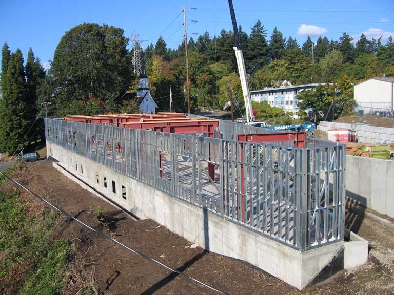 Metal building studs