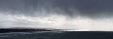 storm clouds, rain at Newport photo