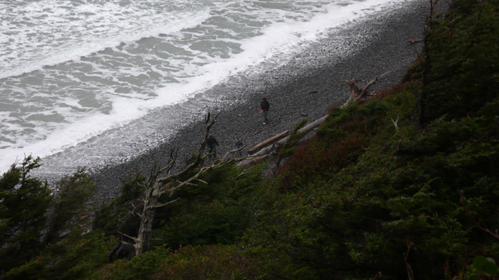 people on Indian Beach