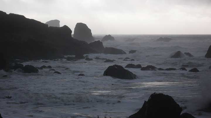 rocky surf