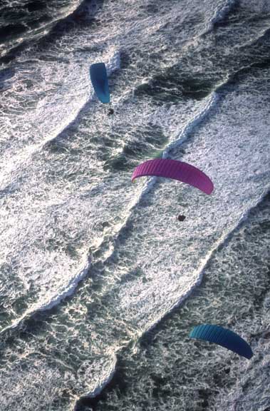 Cape Lookout State Park, paragliding pictures