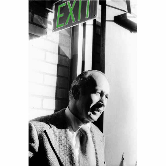 Norman Cousins, photo taken at Reed College for Oregon Times Magazine