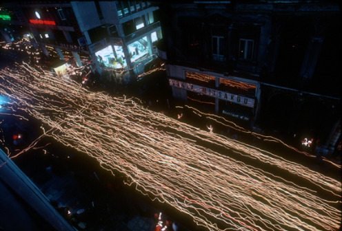 Greece, Easter Candle Light Procession, Athens