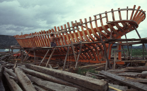 Greece, boat builder