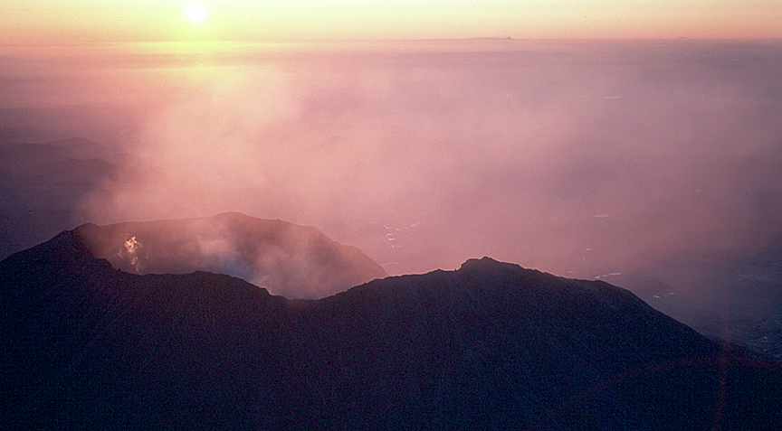 Mt. St. Helens at sunset