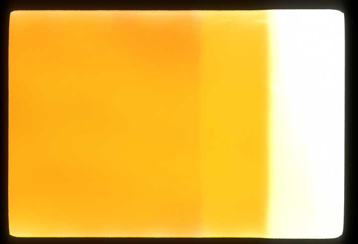 Yellow film end piece