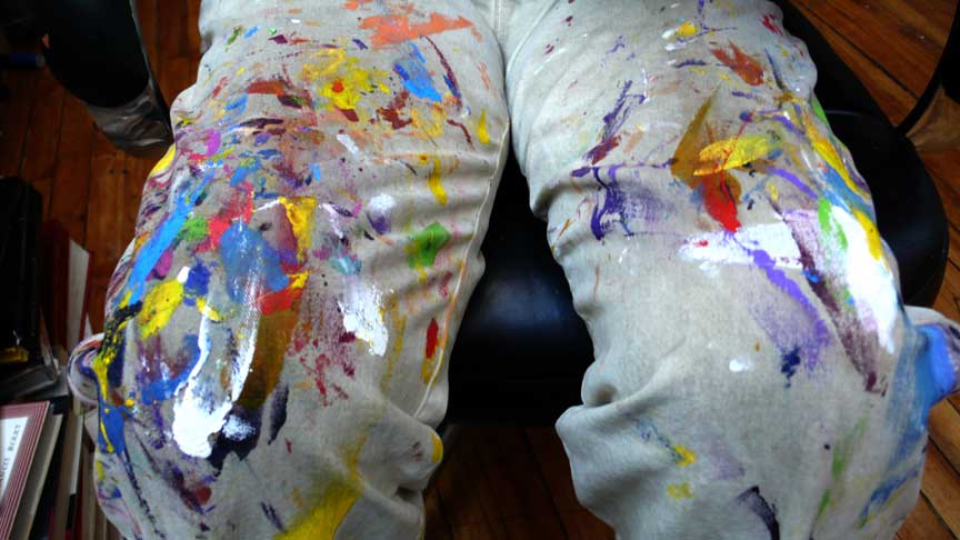 artist's pants