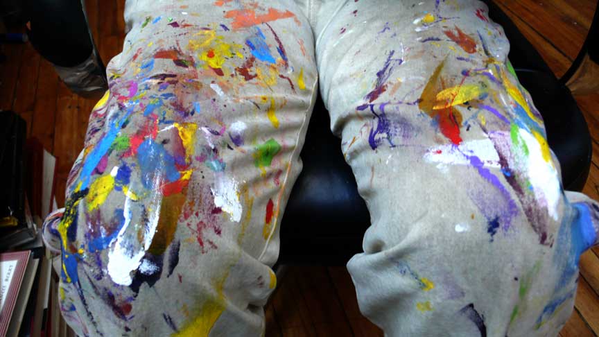 artist's pants