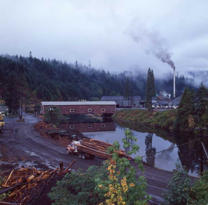 Westfir, Oregon  logging town