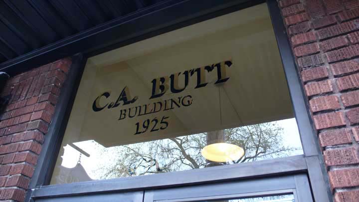 C A Butt Building, photo of  sign, Portland Oregon