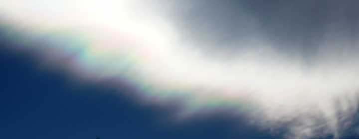 Ice prisms in the clouds