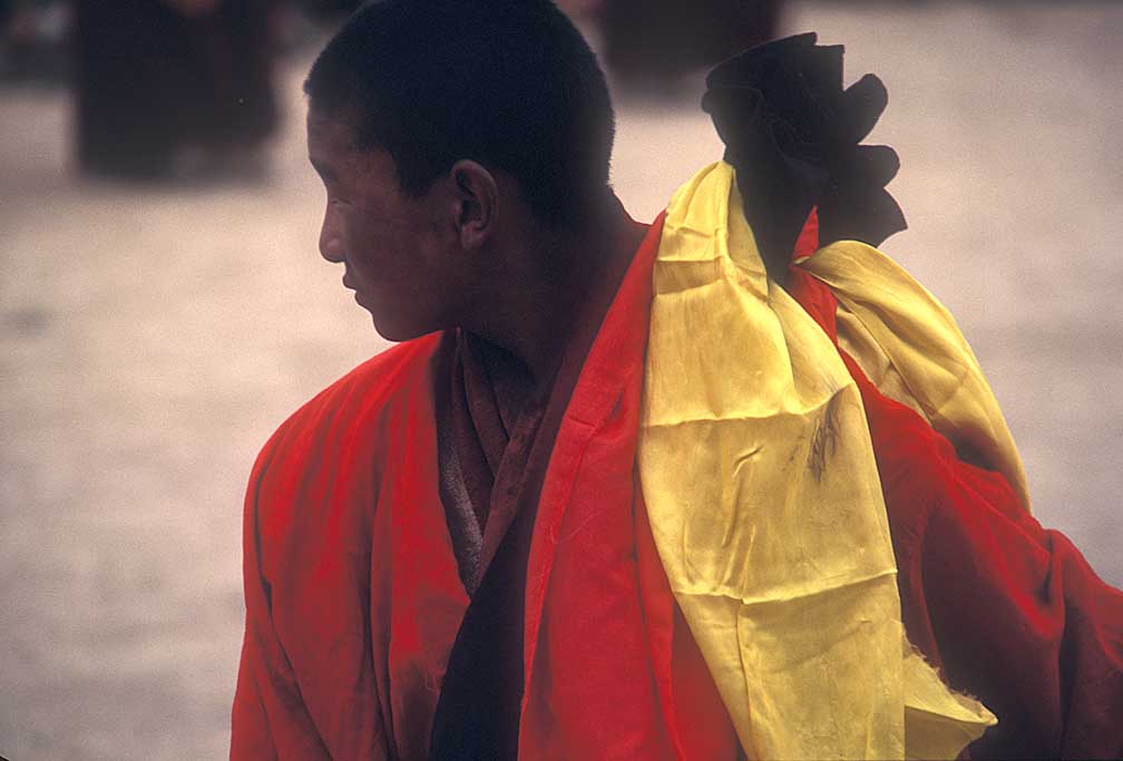 monk at yushu